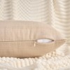 REGALWOVEN Linen Fade-Resistant Soft Solid Minimalist Neutral Throw Pillow Covers 2 Pcs - 3 of 4