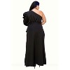 L I V D Women's Nicolette One Shoulder Peplum Top - 3 of 3