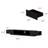FUFU&GAGA Patchwork Design TV Stand with Storage Drawers and Shelves - 4 of 4