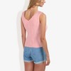 Anna-Kaci Women's Sleeveless V-Neck Sweater Knit Tank Top for Casual Looks - 3 of 4