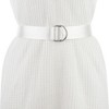 INSPIRE CHIC Women's Double D-Ring Buckle Canvas Solid Color Adjustable Waist Belts - 4 of 4