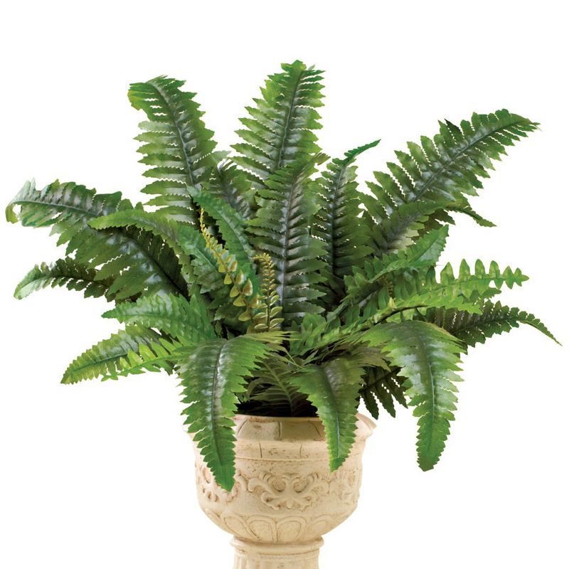 Collections Etc Artificial Boston Fern Shrub Plant NO SIZE Green, 1 of 3