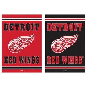 Embossed Suede Flag, House Size, Detroit Red Wings - 1 of 1