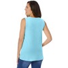 Woman Within Plus Size Perfect Sleeveless Shirred V-Neck Tunic - 3 of 4