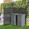 CAVINAS 47 x 47 inch No-Dig Privacy Fence Panels for Outdoor,Easy Install Outdoor Privacy Screen for Yard & Garden,Black - 2 of 4