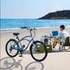 INFURNIC Bicycles 7 Speed Bicycles Multiple Colors 26"Inch Beach Cruiser Bike City Bike City Bike for Adults Women Men, Blue, 69.6"*28.7"*40.5" - 2 of 4