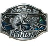 CTM I'd Rather Be Fishing Belt Buckle - 3 of 4