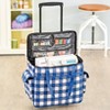 The Lakeside Collection Rolling Sewing Machine Totes - 4 of 4