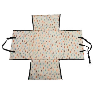 Unique Bargains Puppy Pattern Pet's Car Seat Cover Yellow 1 Pc - 1 of 4