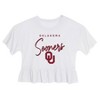 NCAA Oklahoma Sooners Girls' Ruffle T-Shirt - 2 of 3