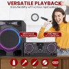Pyle Mini Hi-Fi Wireless Stereo System – 4-Piece CD Player with Speakers - (Black) - 3 of 4