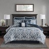 8Pcs Comforter Set, Solid Bedding Set, Microfiber Bed Comforter - 2 of 4