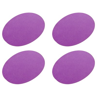 Unique Bargains Oval Elbow Knee Iron-on Repair Patches for Clothing 4 Pcs