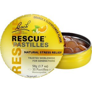 Rescue Remedy Pastilles Orange by Bach  -  50 g (1.7 oz) Pastilles - 1 of 3