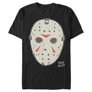 Men's Friday the 13th Jason Vorhees Hockey Mask Logo T-Shirt - 1 of 4