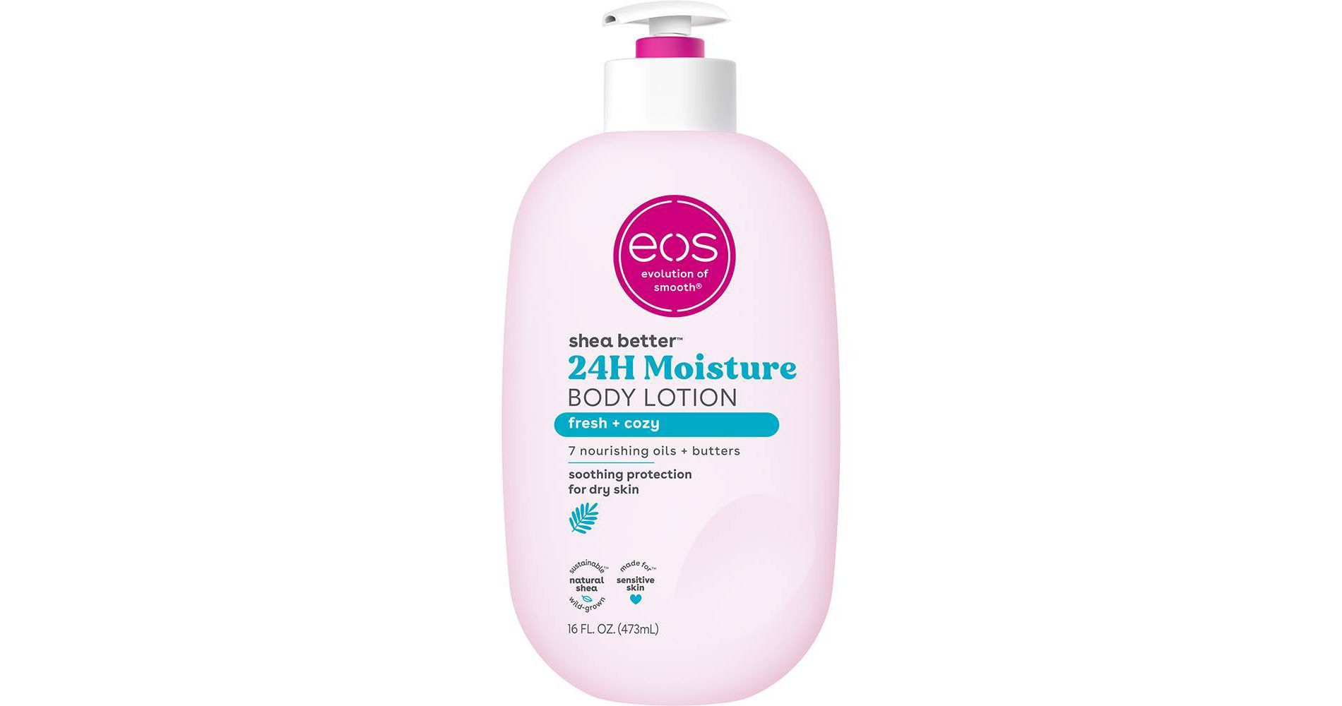 eos Shea Better 24H Moisture Body Lotion - Fresh & Cozy - 16 fl oz