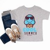 The Juniper Shop SmileyWorld Cool Summer Ice Cream Blue Toddler Short Sleeve Tee - 3 of 4