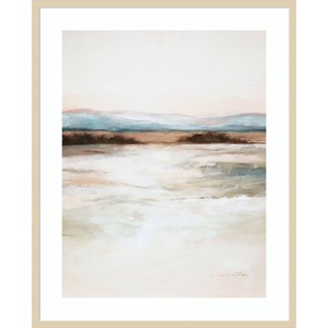 Amanti Art Distant Blue Horizon by Rebecca Fox Wood Framed Wall Art Print - 1 of 4