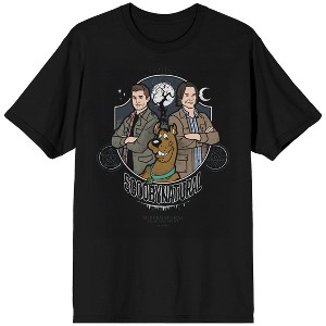 Supernatural Hunters & Investigators on Black Short Sleeve Adult T-Shirt - 1 of 3