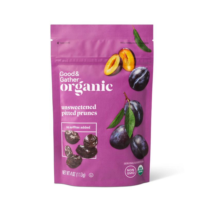 Organic Unsweetened Pitted Prunes - 4oz - Good &#38; Gather&#8482;, 1 of 5