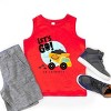 The Juniper Shop SmileyWorld Let's Go Dump Truck Youth Tank Top - 2 of 4