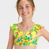 Girls' Bird Friends Bikini Set - Cat & Jack™ Yellow - 3 of 3