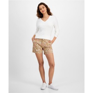 Tommy Hilfiger Womens Hollywood Mid-Rise Floral Casual Walking Shorts - 1 of 1