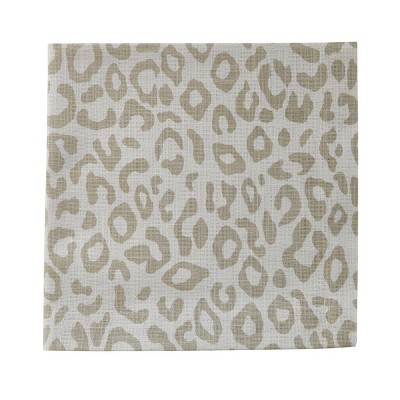 Split P Natural Safari Leopard Printed Napkin Set of 4