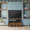 Sorbus TV Stand Dresser with 2 Drawers - Television Riser Chest with Storage - Bedroom, Living Room, Closet, & Dorm Furniture (Rustic Wood) - 2 of 4