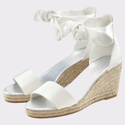 Women's Bow Wedge Sandals - LASCANA