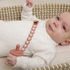 Pacifier Clips for Baby - Silicone Pacifier Holders Food-Grade BPA Free - One-Piece Design Binky Clips - Newborn Teething Strap (Multicolor) - 3 of 4