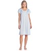 Casual Nights Women's Flowery Short Sleeve Nightgown - 3 of 4
