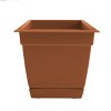 Bloem Dayton Rectangle Resin Window Box Planter with Saucer Tray - 4 of 4