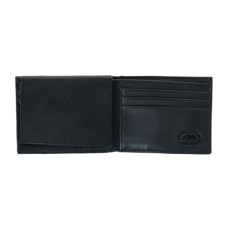 Ecko Men's Bifold Wallet with Flip-Out ID and Embossed Logo, 3 of 7