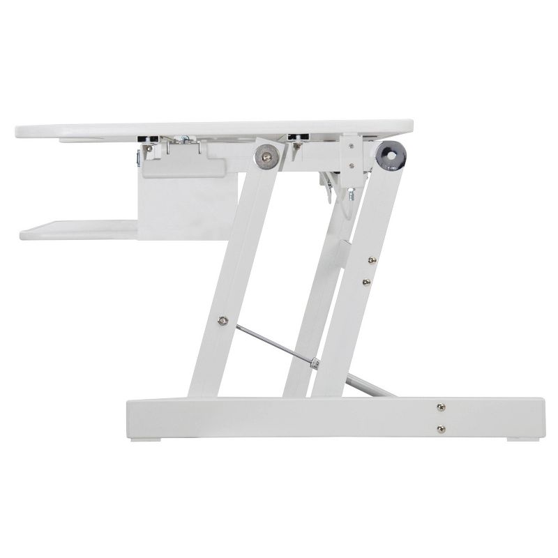 Deluxe Height Adjustable Sit to Stand Desk Computer Riser - Rocelco, 2 of 8