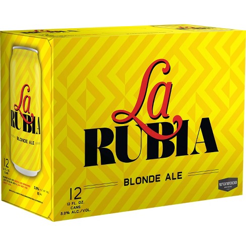 Wynwood La Rubia Blonde Ale Beer - 12pk/12 Fl Oz Cans : Target