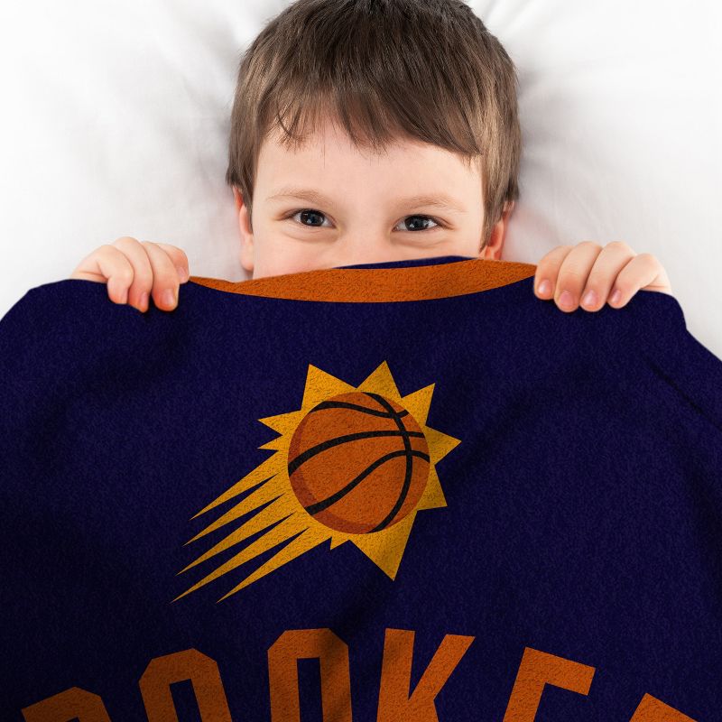 Phoenix Suns Devin Booker 60 x 80 Raschel Plush Blanket, 4 of 6