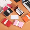 Unique Bargains PU Leather Magnetic Closure Business Card Holder - 4 of 4