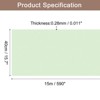 Unique Bargains Wallpaper, Peel and Stick Wallpaper Contact Paper Solid Color Vinyl Self-Adhesive Wall Paper Decorative Light Green 590" x 15.7" - 2 of 4