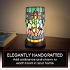 Amora Lighting Tiffany Style Accent Table Lamp 10.5" High - 3 of 3