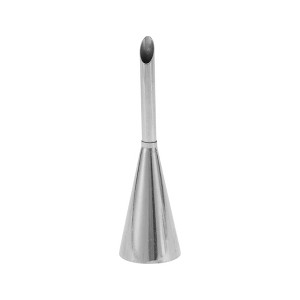 Unique Bargains Piping Tip Small Puff Mouth 304 Stainless Steel Silver Tone 1 Pcs - 1 of 3