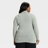 Women's Slim Fit Long Sleeve Mock Turtleneck T-Shirt - Ava & Viv™ - 2 of 3