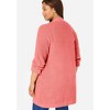 Woman Within Plus Size Button-Front Shaker Cardigan - 3 of 4