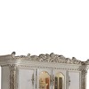 89" Vendome Desks Antique Pearl Finish - Acme Furniture: Wood Composite, Open Storage Shelf, No Tools Assembly - 2 of 4