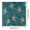 Elerevyo Women's Floral Satin Square Silky Neck Scarf Neckerchief Hair Band - 3 of 4