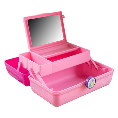 Caboodles On the Go Girl Pink over Rose Make up Bag