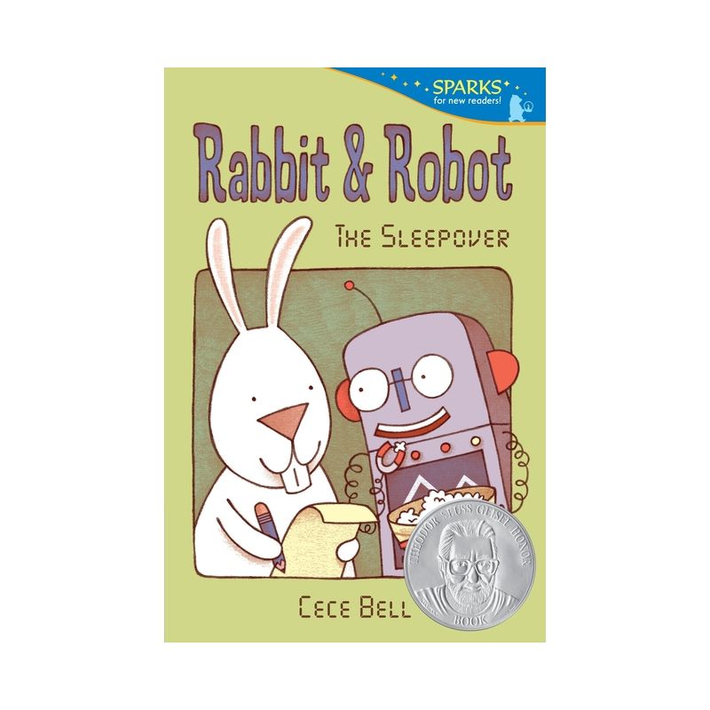 Rabbit and Robot: The Sleepover - (Candlewick Sparks) by  Cece Bell (Paperback), 1 of 2