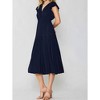 Women's Sophia Flutter Sleeve Midi Dress - current air - 2 of 4