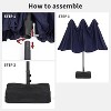 GustoWave Outdoor 15FT Double-Sided Patio Umbrella - 3 of 4
