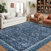 Vintage Runner Rug – Washable Non-Slip Hallway & Entryway Rug, Soft Non-Shedding Low Pile Indoor Carpet, Foldable Kitchen & Laundry Runner Rug - 3 of 4